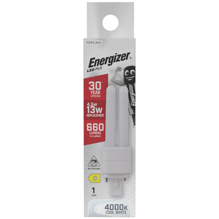 Energizer LED PLD G24D 2 Pin 4.5w 600lm