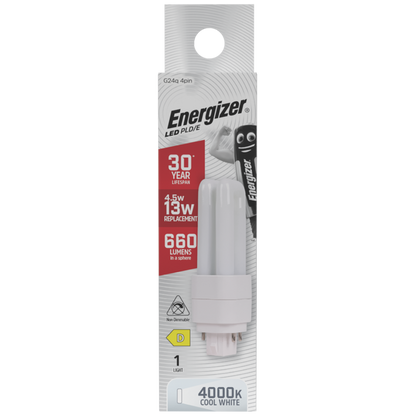 Energizer LED PLD G24Q 4 Pin 4.5w 1300lm