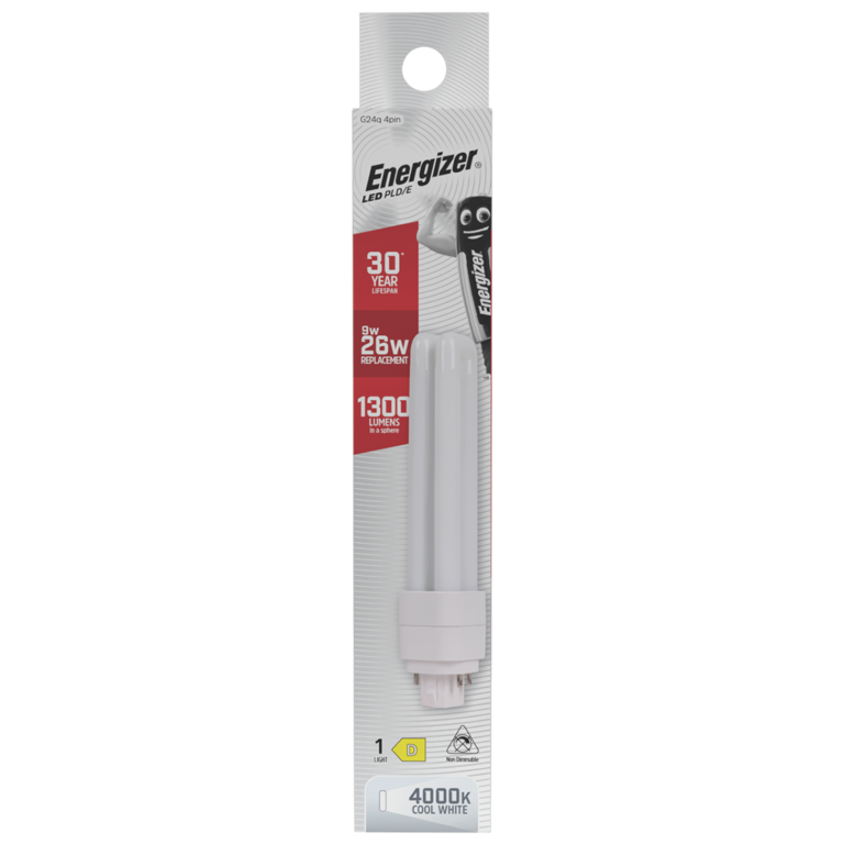 Energizer LED PLD G24Q 4 Pin 9w 1300lm