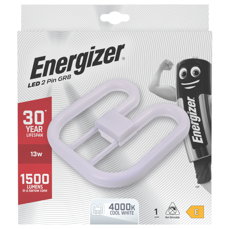 Energizer LED 2D Lamp GR8 2 pin 13w 1500lm