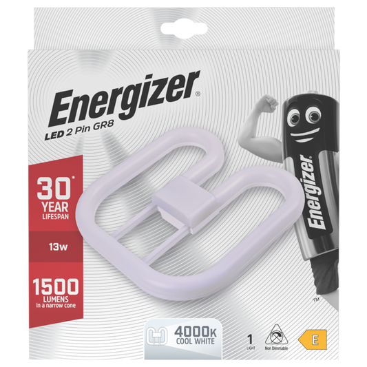 Energizer LED 2D Lamp GR8 2 pin 13w 1500lm
