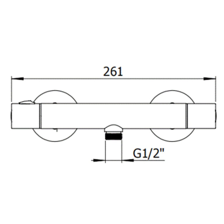 Deva Thermostatic Cool Touch Bar Valve