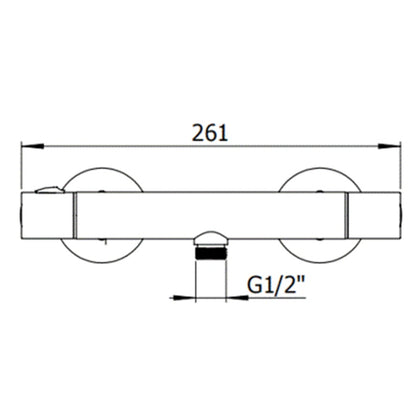 Deva Thermostatic Cool Touch Bar Valve