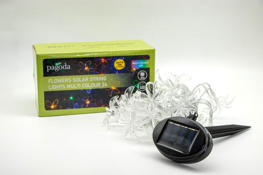 Flowers Solar String Lights Multi Coloured