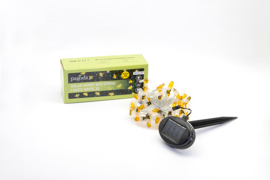 Pagoda Solar Honey Bee String Lights