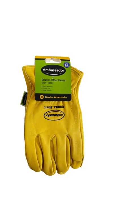 Ambassador Deluxe Leather Gloves 9/L