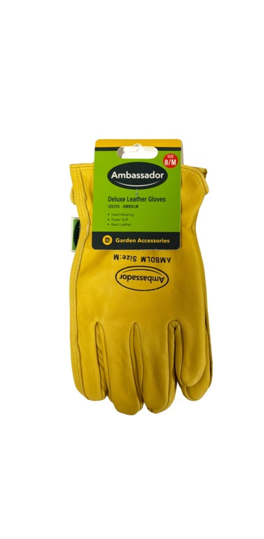 Ambassador Deluxe Leather Gloves 8/M