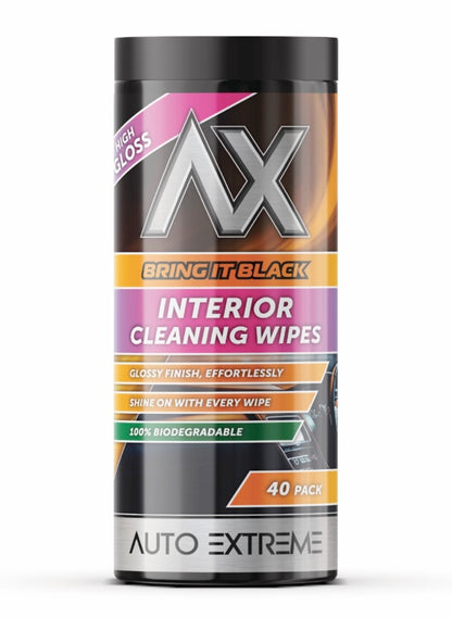 Ax Bring It Black Interior Cleaning Wipes