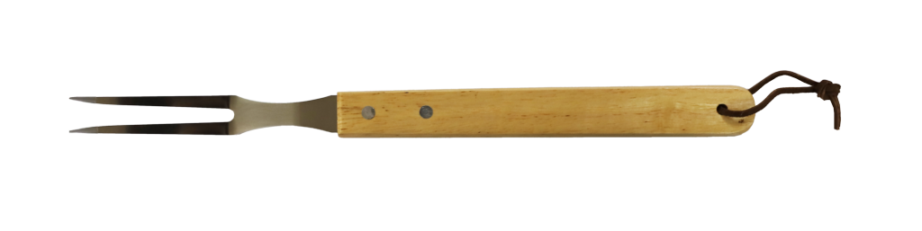 Pagoda Wooden Barbecue Fork 2 x 37cm