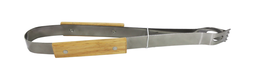 Pagoda Wooden Barbecue Tongs 2 x 34cm
