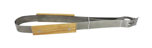 Pagoda Wooden Barbecue Tongs 2 x 34cm