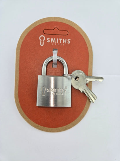Smiths Locks Stainless Steel Padlock