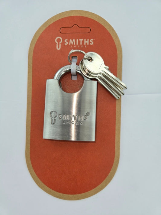 Smiths Locks Stainless Steel Padlock Close Shackle