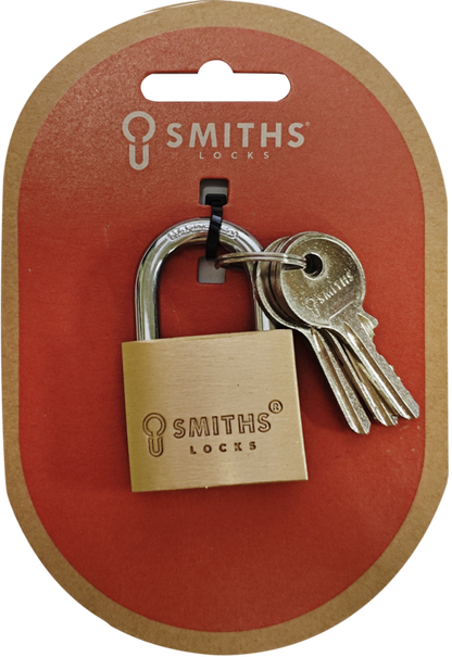 Smiths Locks Brass Padlock