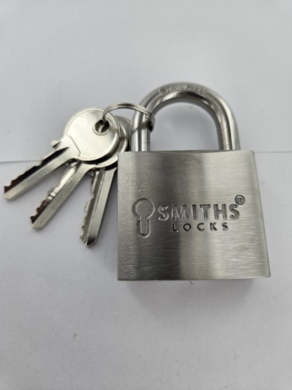 Smiths Locks Stainless Steel Padlock