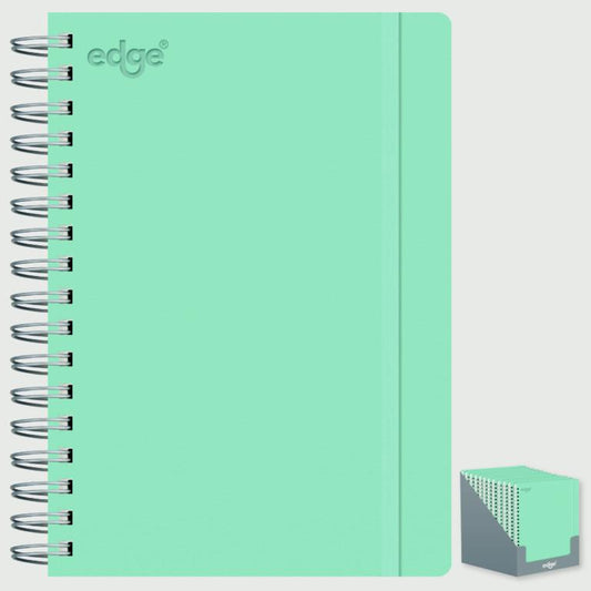 I G Design A5 PU Twin Wiro Notebook Blue