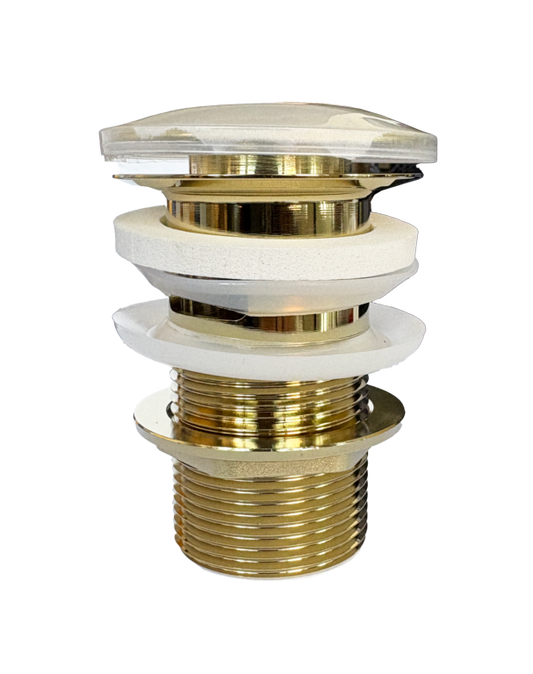 Securplumb Basin Waste Brushed Brass 78mm x 32mm