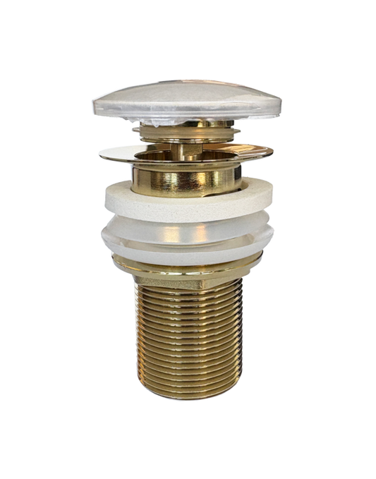 Securplumb Basin Waste Brushed Brass 89mm x 32mm