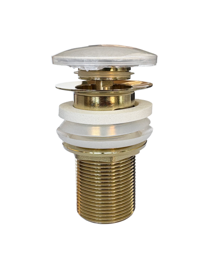 Securplumb Basin Waste Brushed Brass 89mm x 32mm