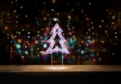 Premier White Table Top Tree 720 LEDs 45cm