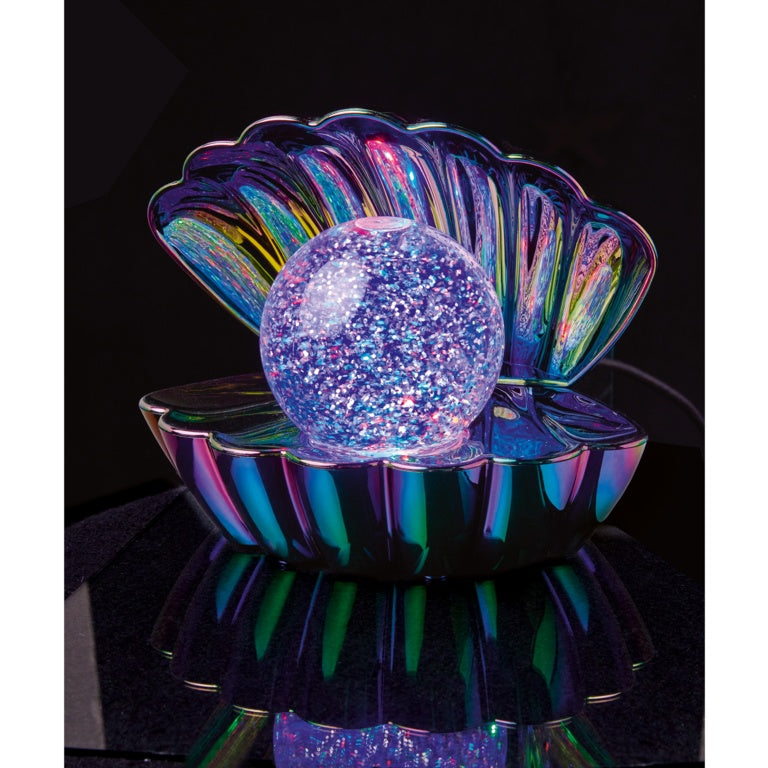 Premier Clam Shell Water Spinner LED Assorted 18cm
