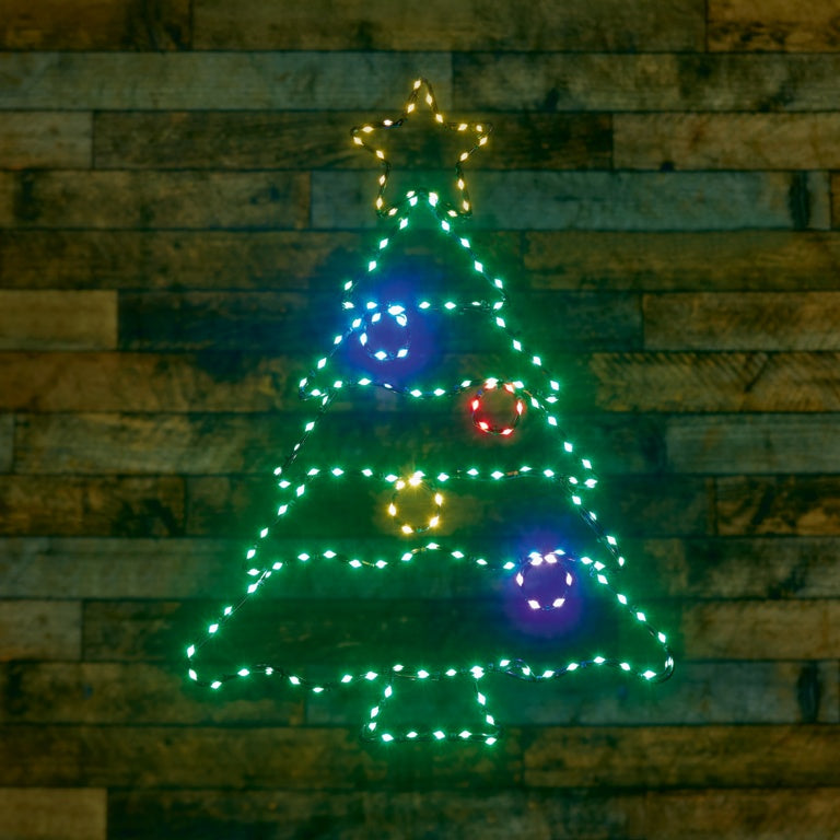 Premier Flexibrights Xmas Tree 164 LED Multi Coloured 60x46