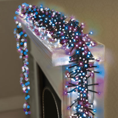 Premier Multi Action 1440 LED Cluster Brights Enchanted Green Cable