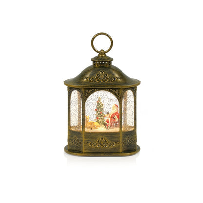 Premier Santa Tree Water Spinner Lantern Warm White LEDs 21.3cm