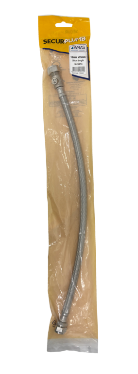 Securplumb Flexi Tap Connector & Isovalve 15mm