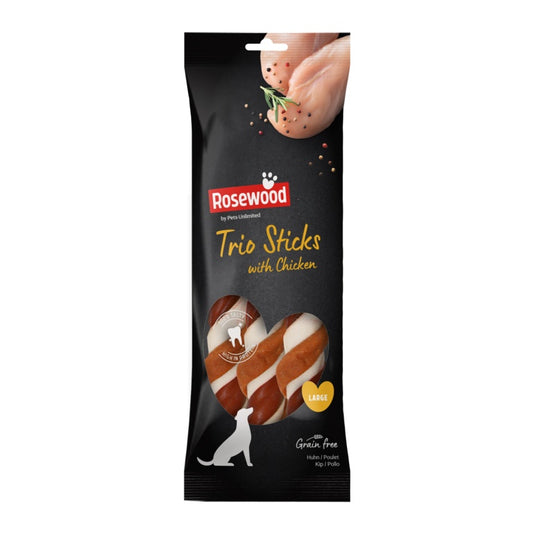 Trio Sticks With Chicken Dog Treats
