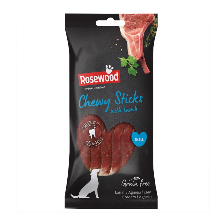 Chewy Sticks With Lamb Dog Treats 8 Piece