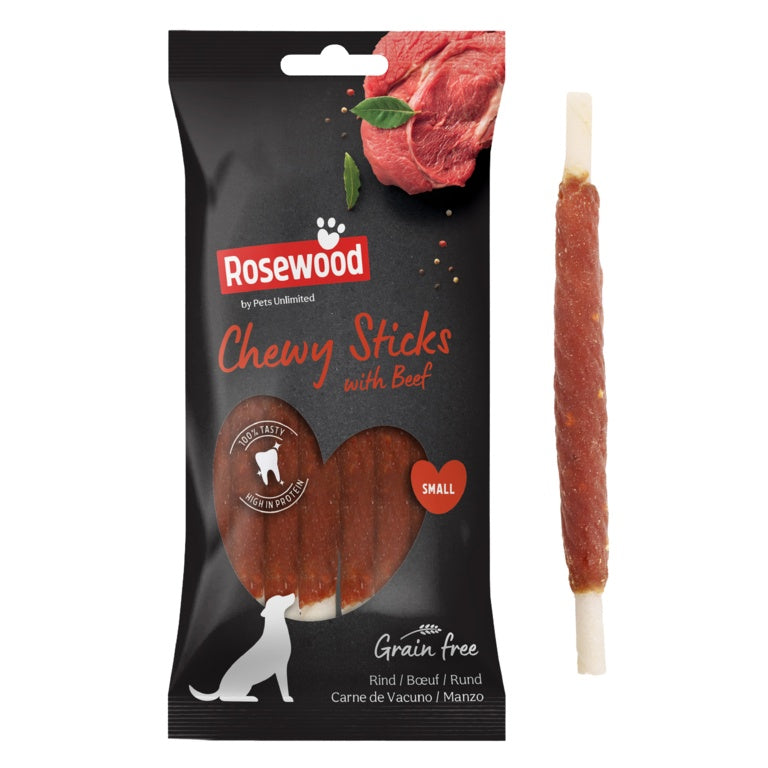 Chewy Sticks With Beef Dog Treats