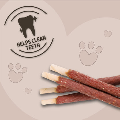 Chewy Sticks With Beef Dog Treats