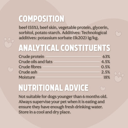 Chewy Sticks With Beef Dog Treats
