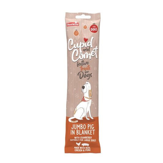 ROSEWOOD Jumbo Pig In Blanket Dog Treat 90g