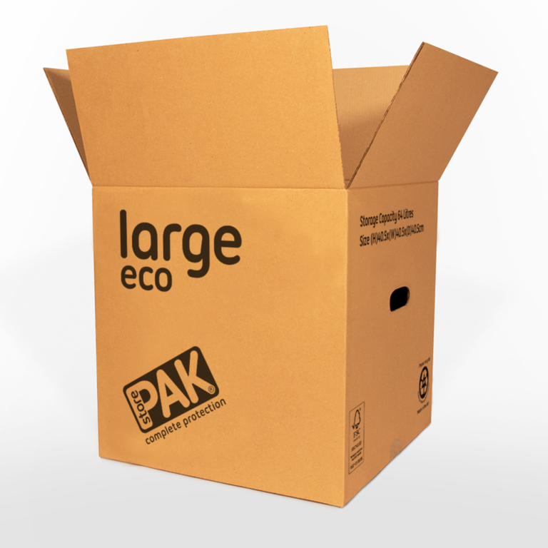 Storepak Large Eco Cardboard Storage Box Pack 3