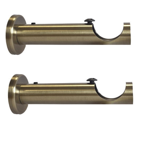 Jones Interiors Cosmos Barrel Bracket Antique Brass