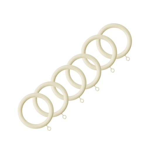 Jones Interiors Shore Wood Rings Ghost Pack 6