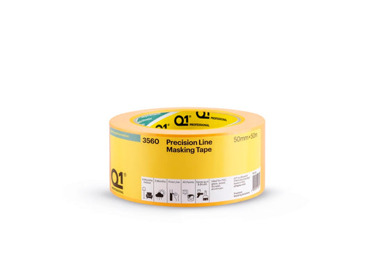 Q1 Precision Line Masking Tape 50mm x 50m