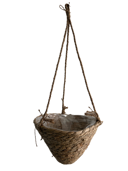 Ambassador Cone Woven Hanging Basket 8.5"