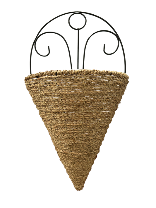 Ambassador Semi Conical Iron Wall Basket 10"