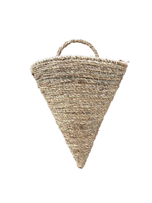 Ambassador Anbrwb Semi Conical Rope Wall Basket 10"