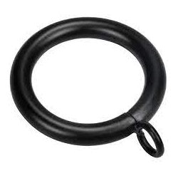Securpak Curtain Ring Eye Black 28mm