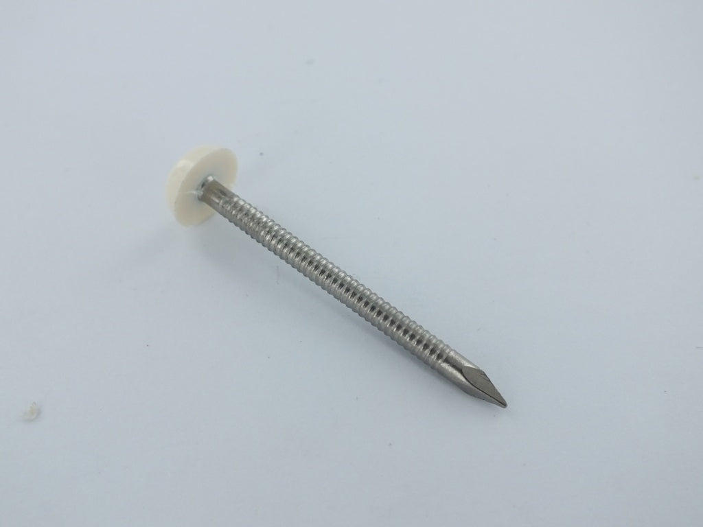 Securpak Plastic Headed Nail White