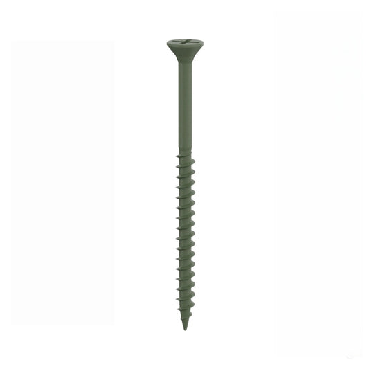 Securpak Green Decking Screws 4.5x75mm 8 Pack