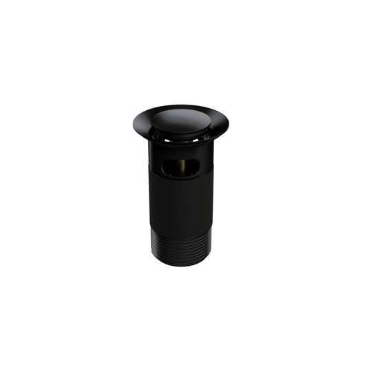 Top Fix Slotted Basin Waste Matt Black