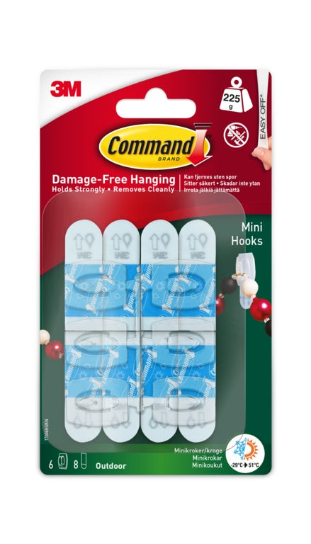 Commandâ„¢ Outdoor Mini Hooks