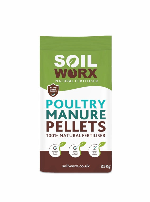 Soilworx Poultry Manure Pellets 25kg Bag