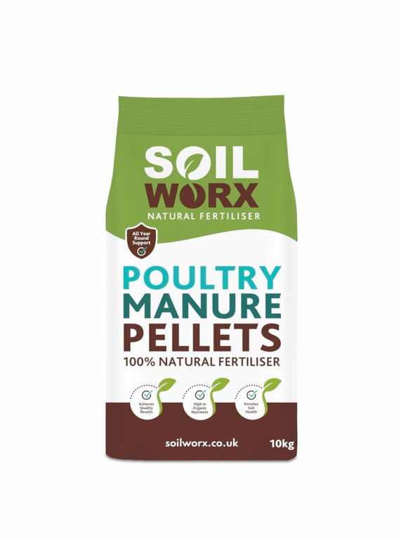 Soilworx Poultry Manure Pellets 10kg Bag