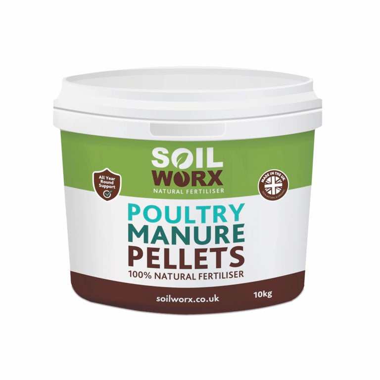 Soilworx Poultry Manure Pellets 10kg Bucket